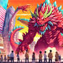 Giant Anime Creature Kaiju Monster