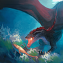 Fishing by fire YCH