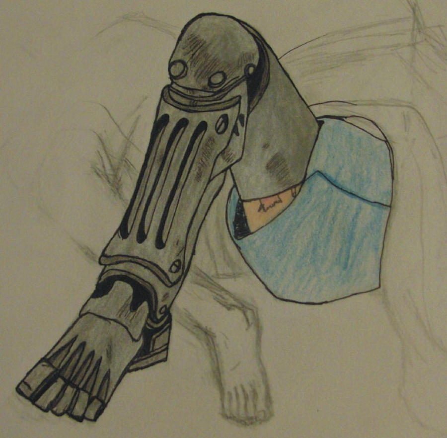Draw Automail 06 Leg Automail - 2005 Grade 9 by yveld on DeviantArt