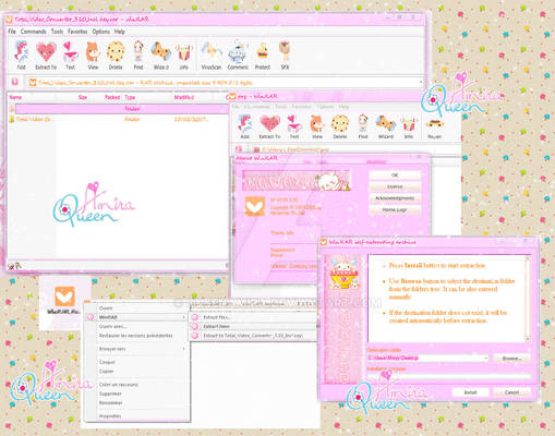 Theme WinRAR Kawaii By Amira