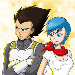 Vegeta and Bulma