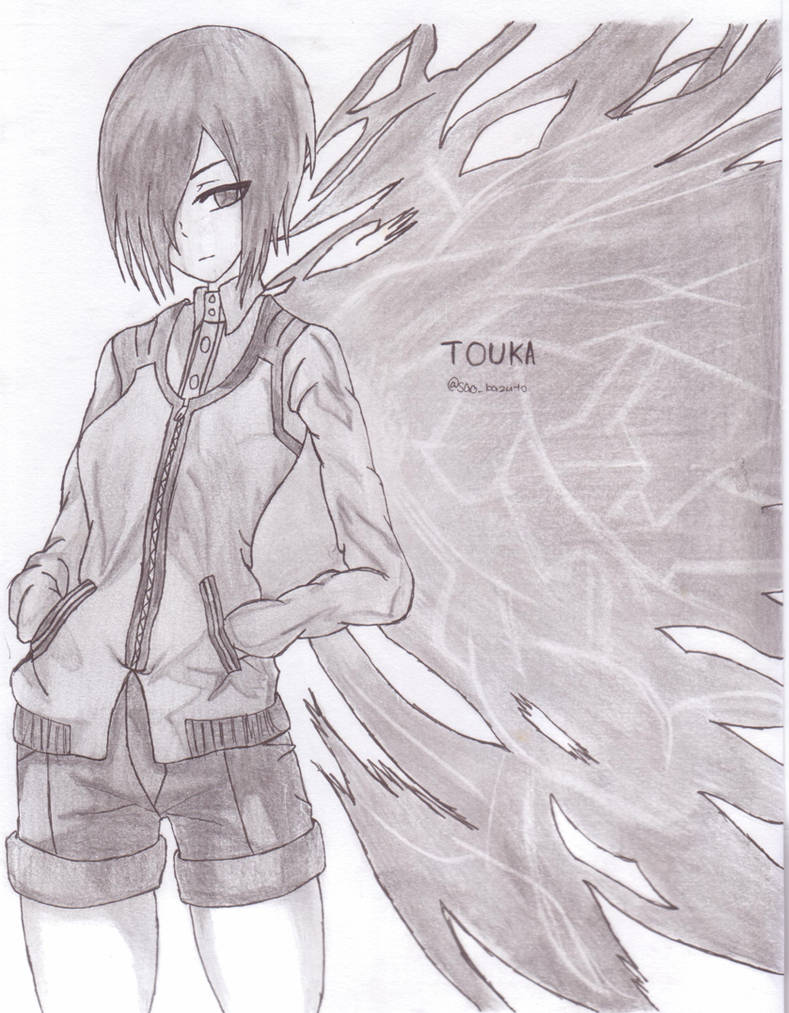 Тоука карандашом