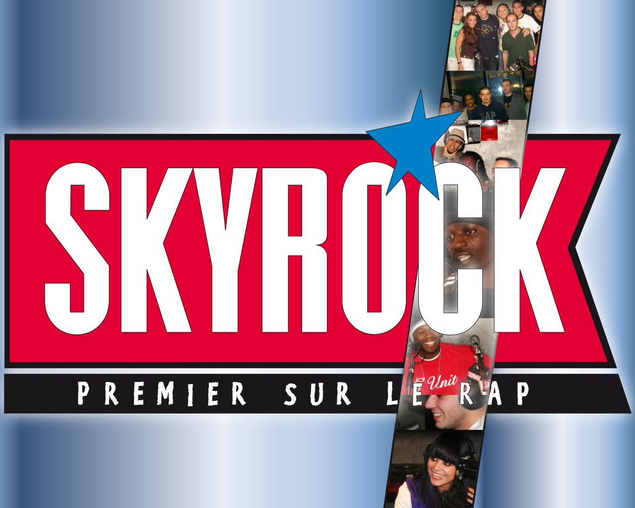 Wallpaper - Skyrock Bleu