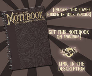 Redbubble - The Legendary Notebook