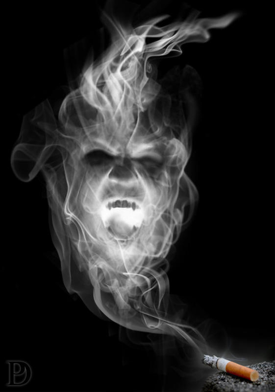 Парить голову. Лицо из дыма. Лицо в дыму. Человек из дыма. Демон дыма.