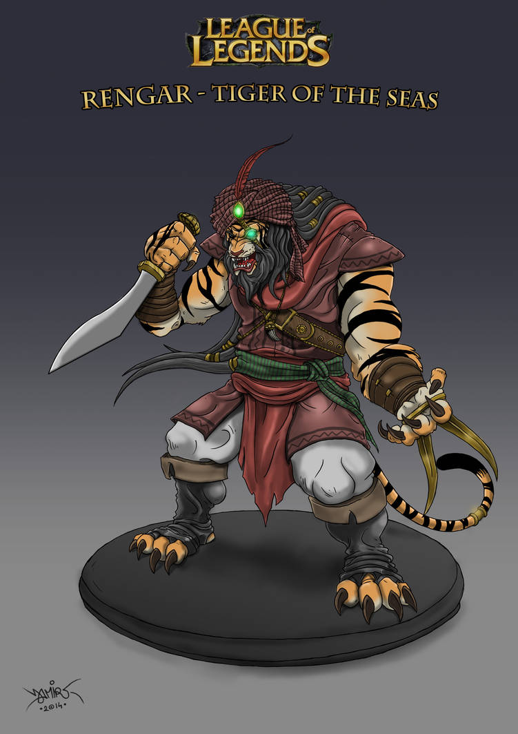 Rengar - Tiger of the seas by Ronammy on DeviantArt