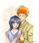 Ichigo and Rukia by yochan91