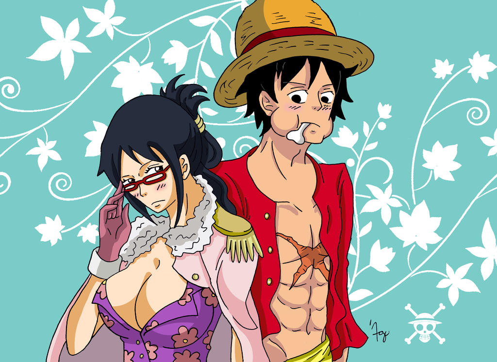 Tashigi x Luffy by Namuzza94 on DeviantArt 