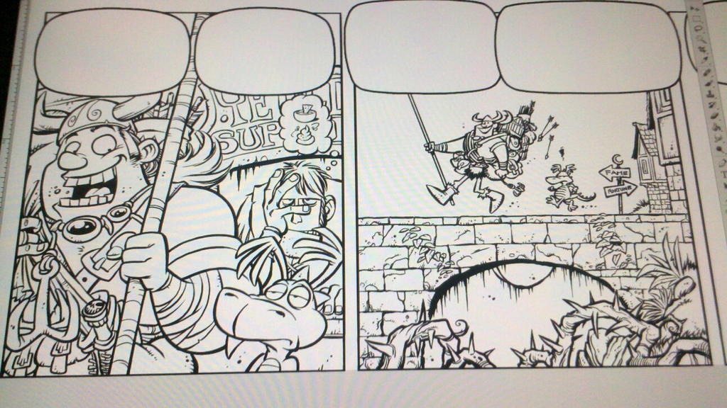 Legend of Bill Guest strip WIP