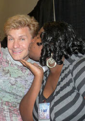 Luna-Chan Kissed Vic Mignogna at AWA 2011