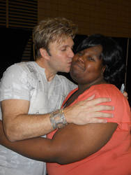 Luna-Chan Getting smooched By Vic Mignogna