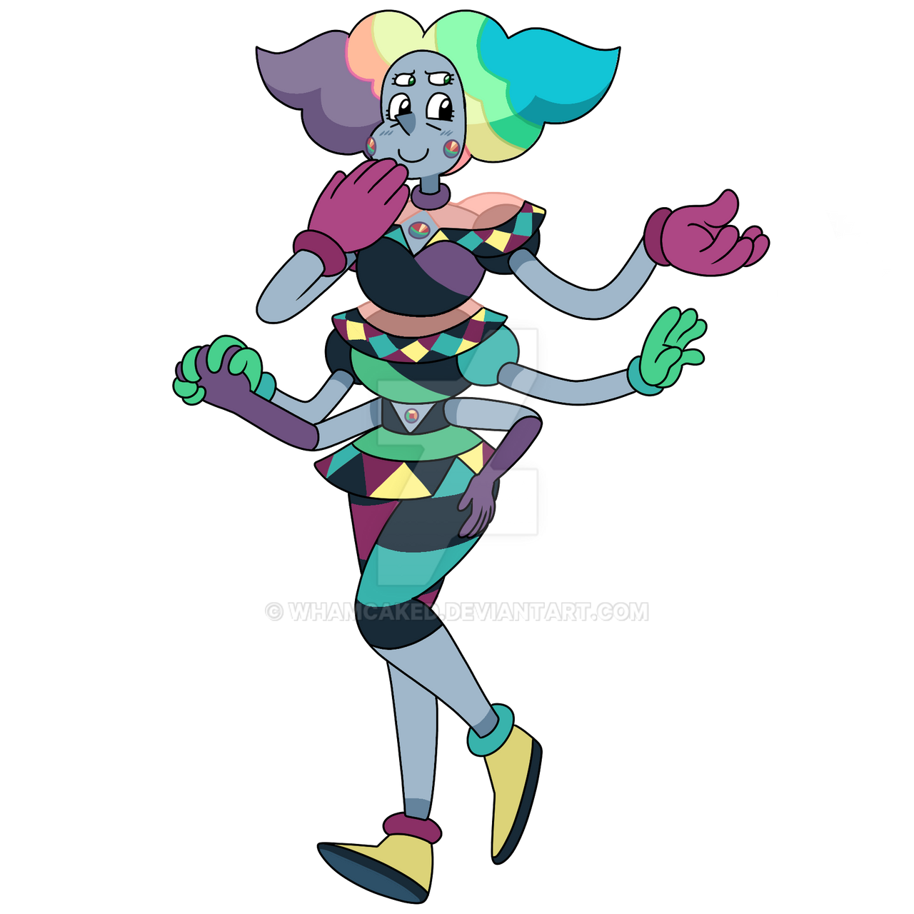 Spinel Rabbit Rainbow Spinel by Whamcaked on DeviantArt