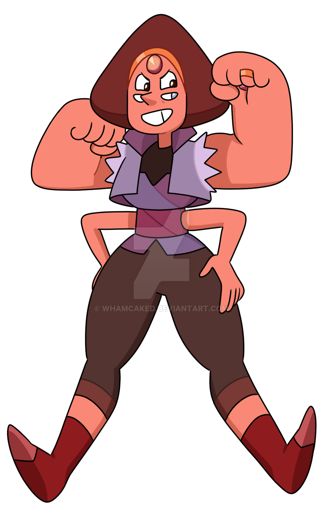 Rhodonite (Crystal Gem) by Whamcaked on DeviantArt