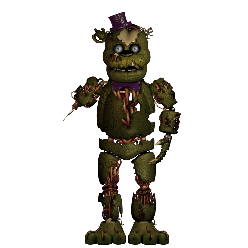 Download Nightmare Fredbear Ucn Based And Scraptrap Fnaf Springtrap - Five  Nights At Freddy's - Nightmare Freddy 5 Inch Action - Full Size PNG Image -  PNGkit