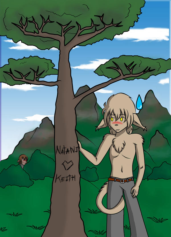 A letter at the tree