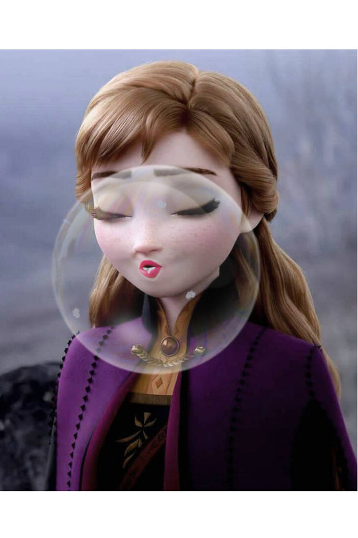A bubble from Annas lips by curler11 on DeviantArt
