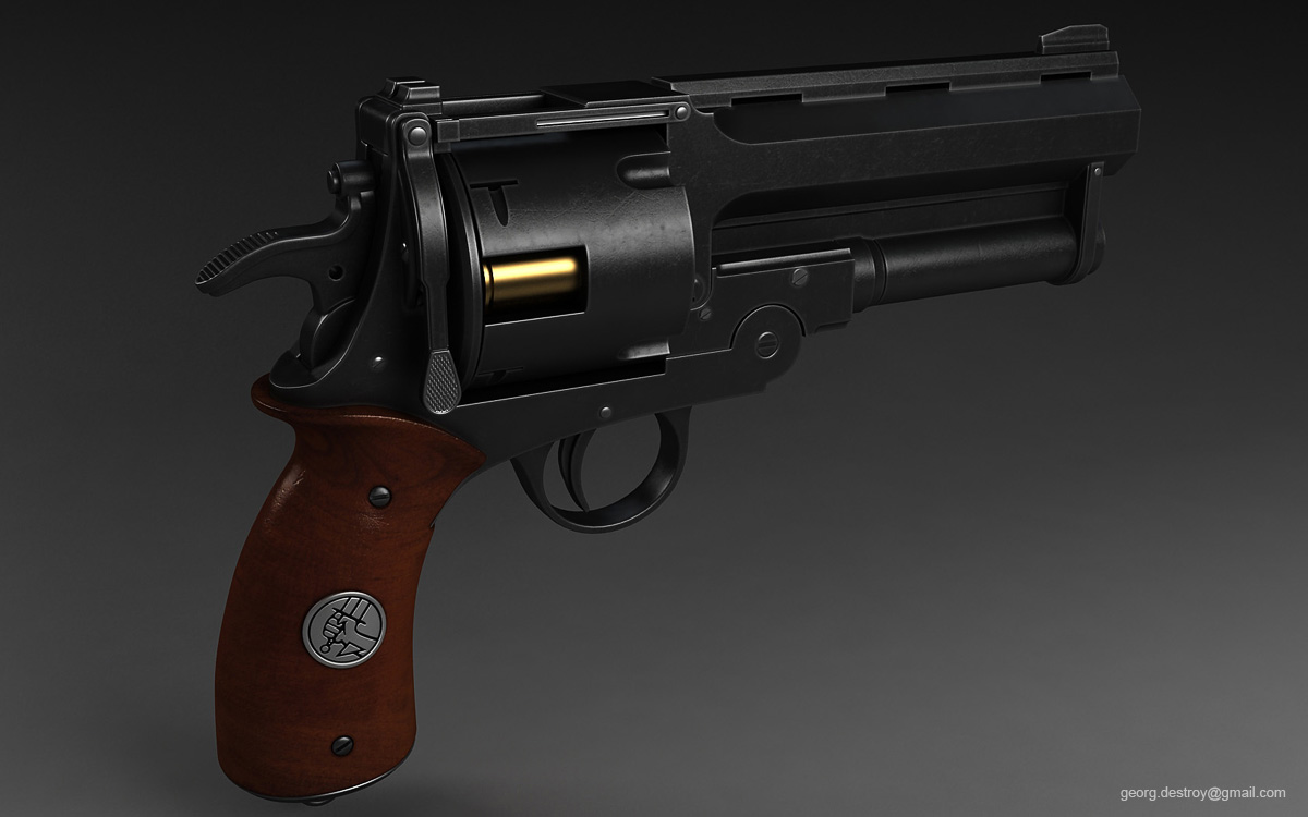 Hellboy Samaritan revolver by georgdestroy on DeviantArt
