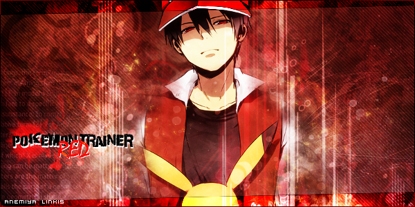 Pokemon Trainer/ Kanto Champion : RED.