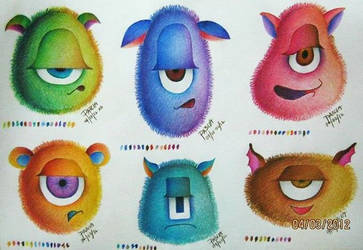 THE FURRY ALIEN BLOB FAMILY