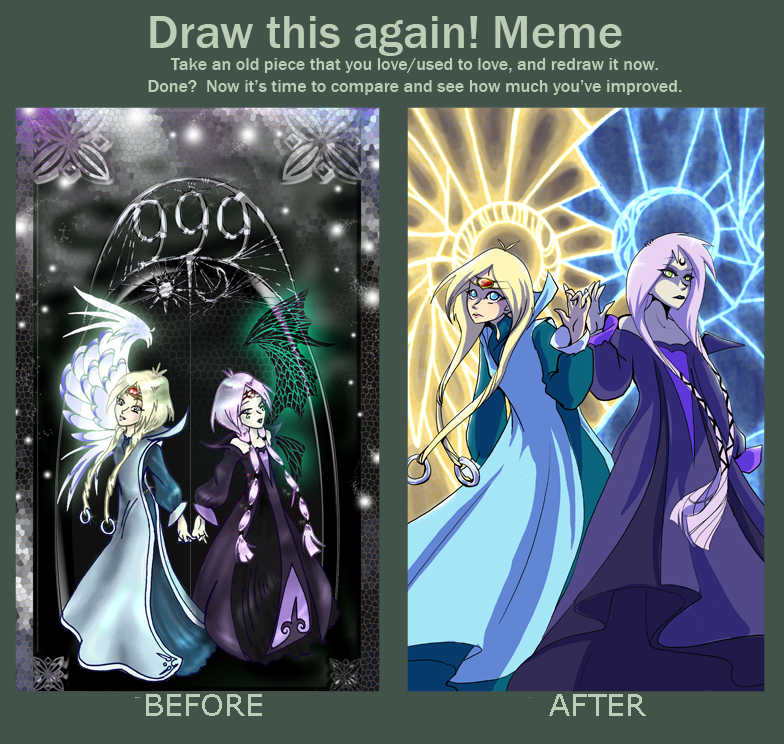 Draw this again meme