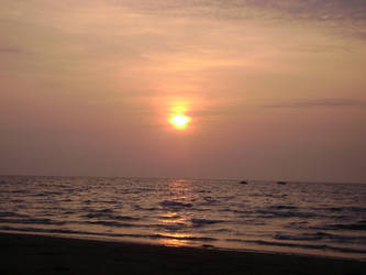Dawn at the beach