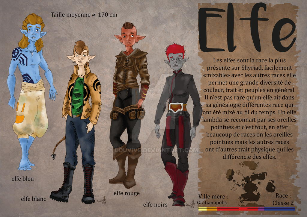 Elfe Fandom Fiche Elfe by Louvive on DeviantArt