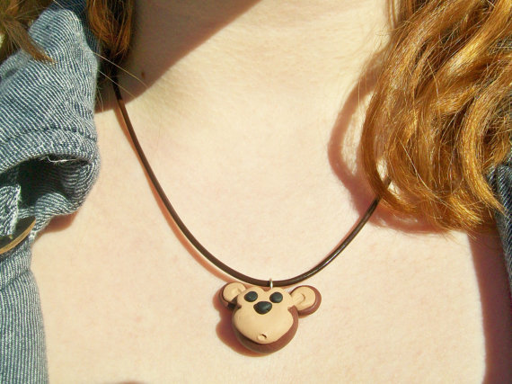 Cute Monkey Necklace