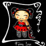 Gothic Pucca. Funny love.