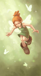 Flying girl 2