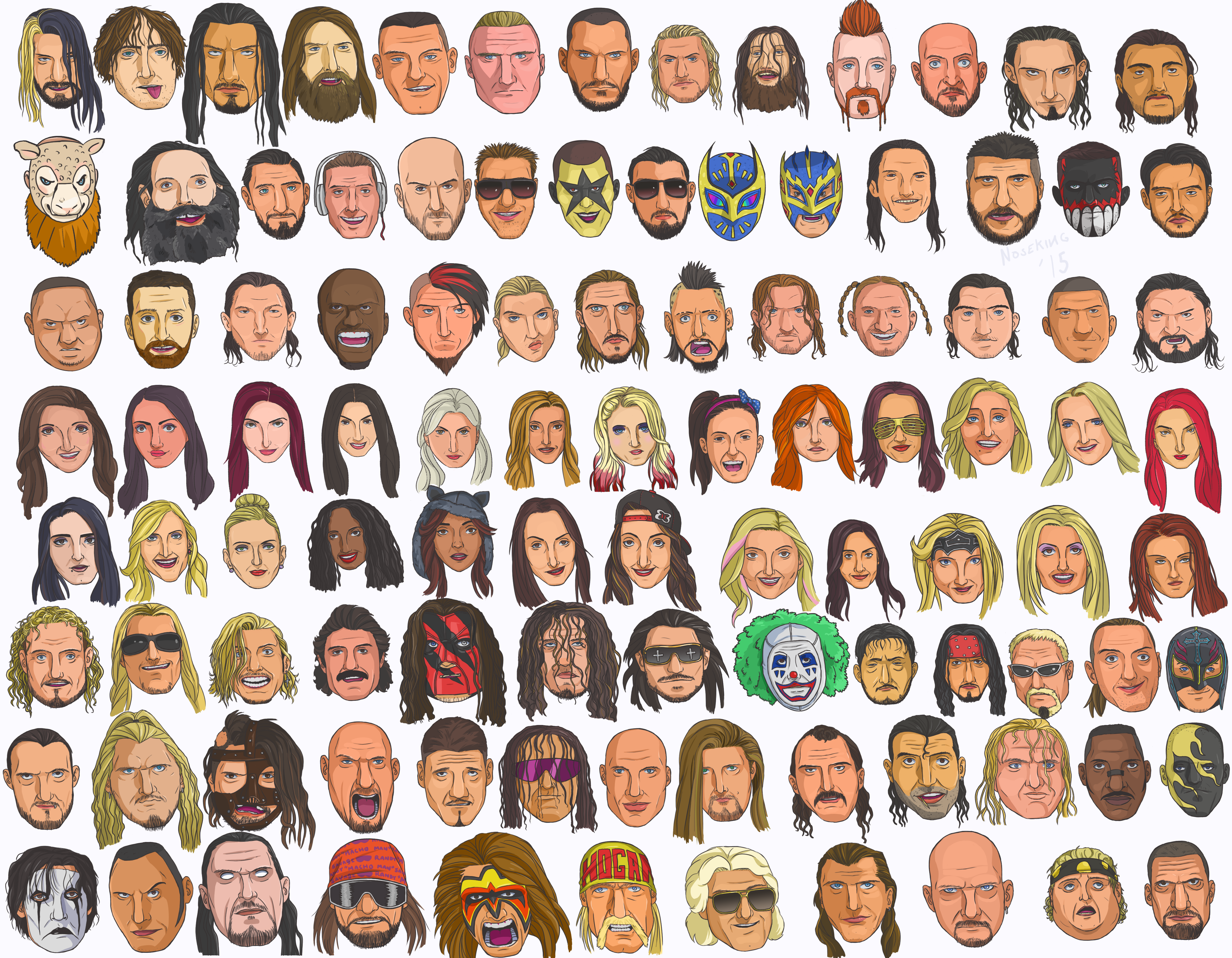 WWE heads