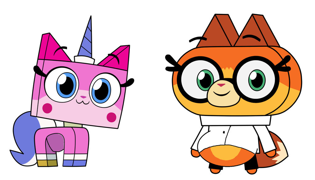Unikitty and Dr Fox Stuffed by TheGothEngine on DeviantArt
