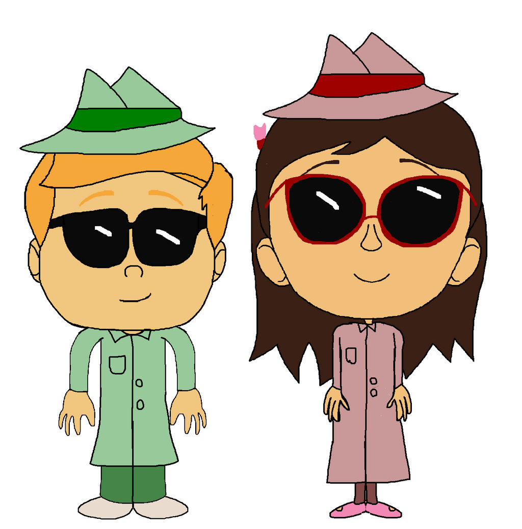 Amaya and Greg as Spies by TheGothEngine on DeviantArt
