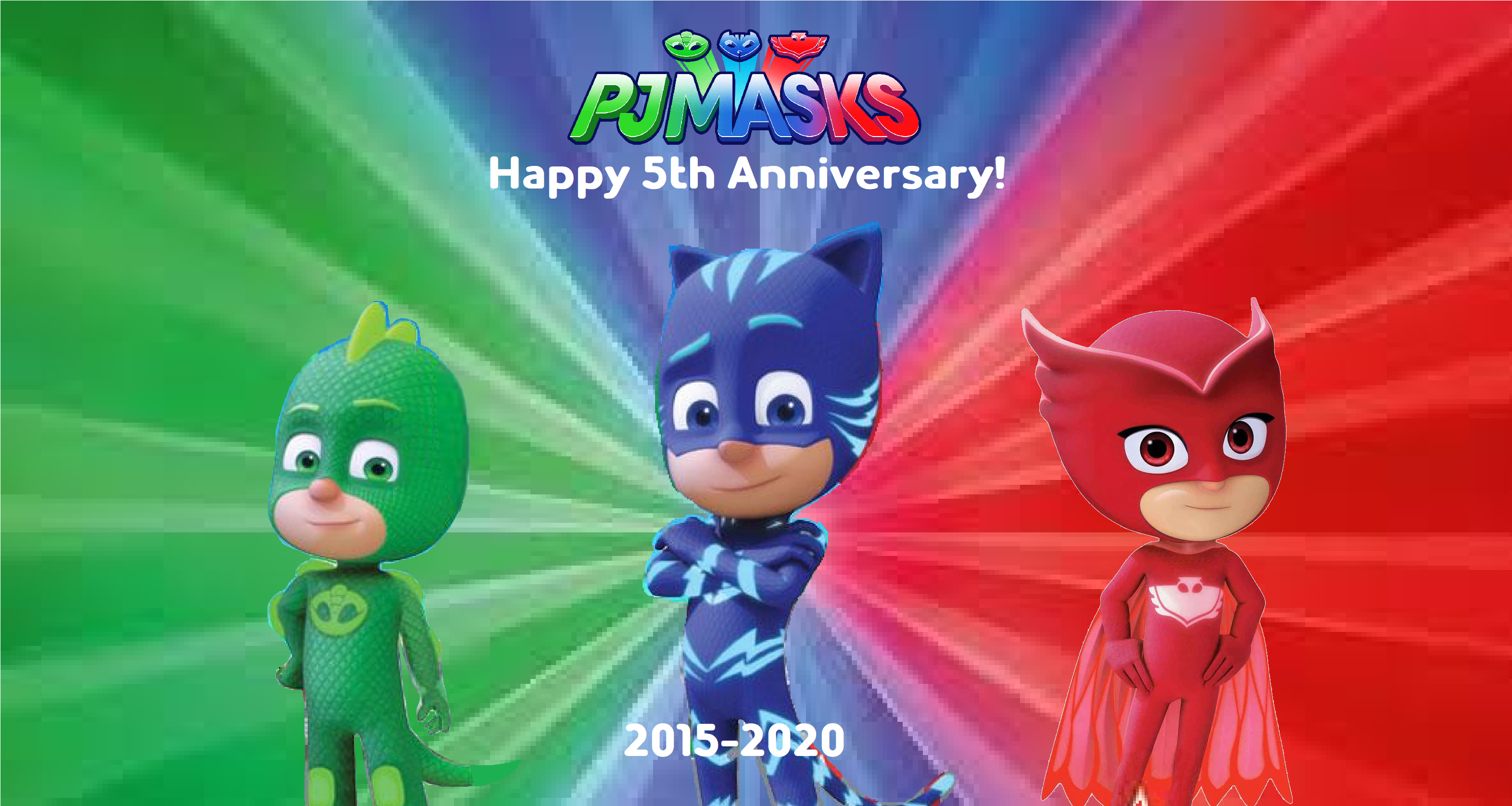 Happy 5th Anniversary PJ Masks (REMAKE) by TheGothEngine on DeviantArt Happy 5th Anniversary PJ Masks (REMAKE) by TheGothEngine on DeviantArt