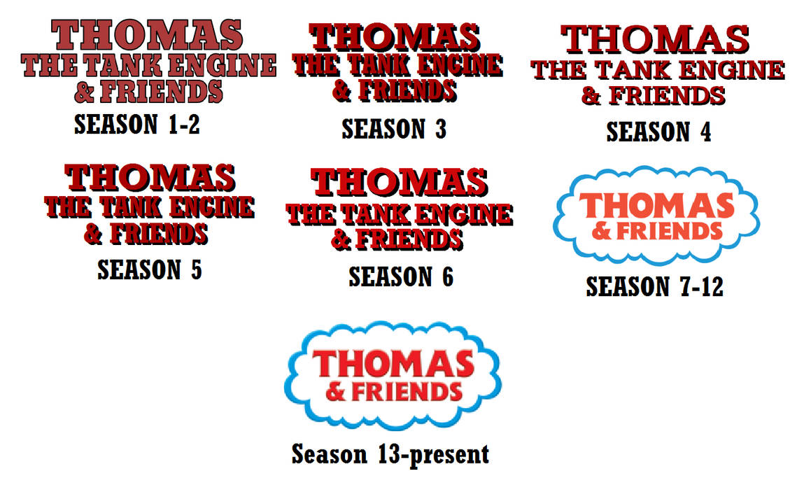 Thomas And Friends Logo Evolution By TheGothEngine On DeviantArt thomas-and-friends-logo-evolution-by-thegothengine-on-deviantart
