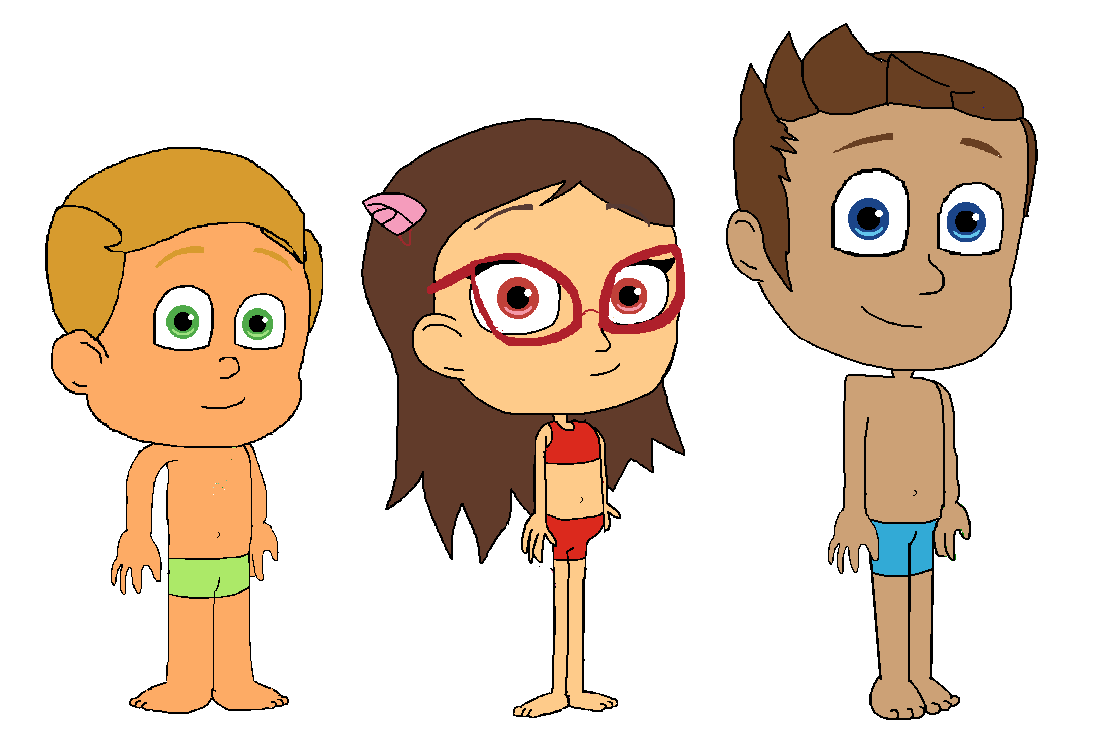 Connor Amaya and Greg swimsuits 2 by TheGothEngine on DeviantArt