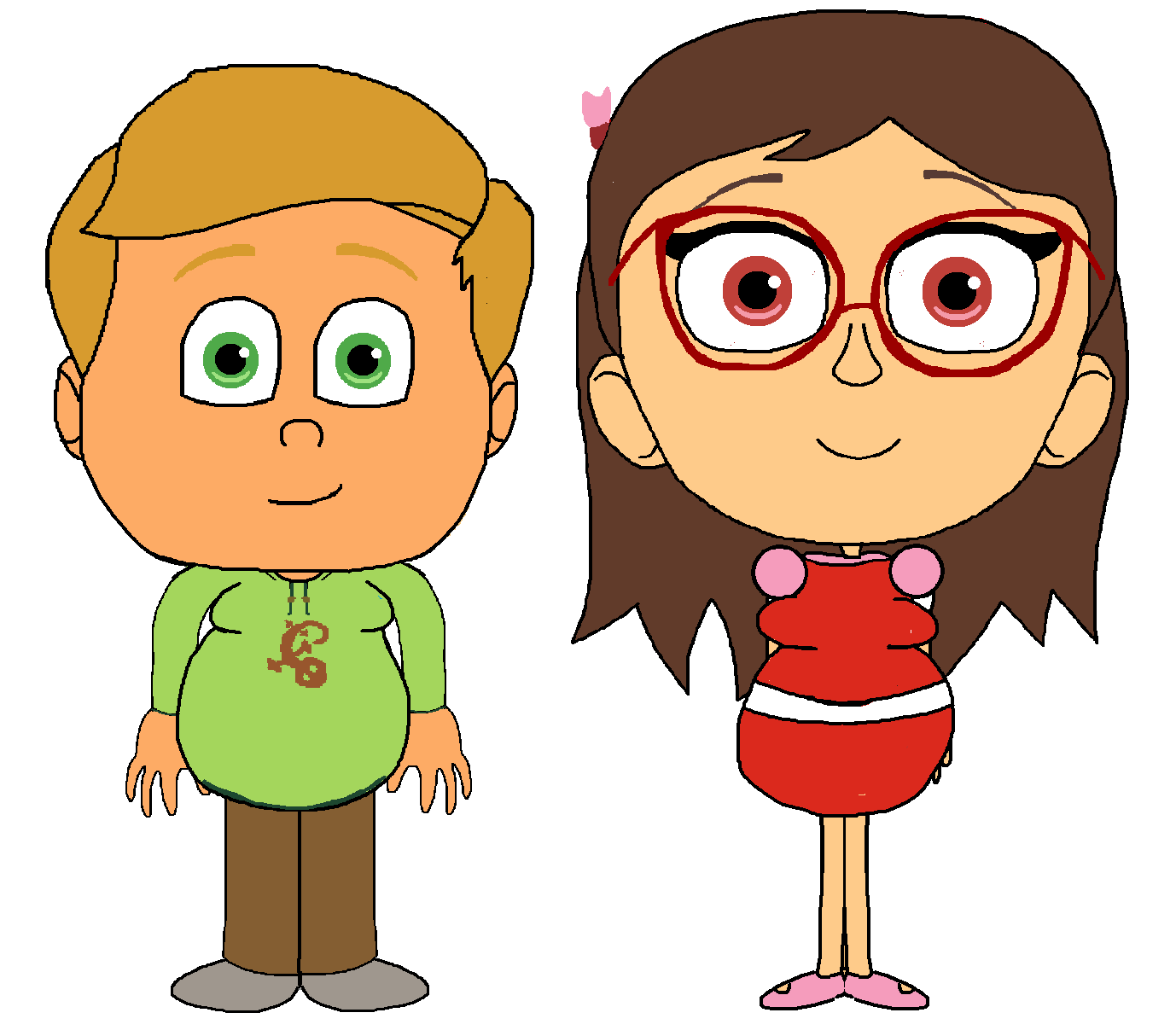 Amaya and Greg Stuffed 2 by TheGothEngine on DeviantArt