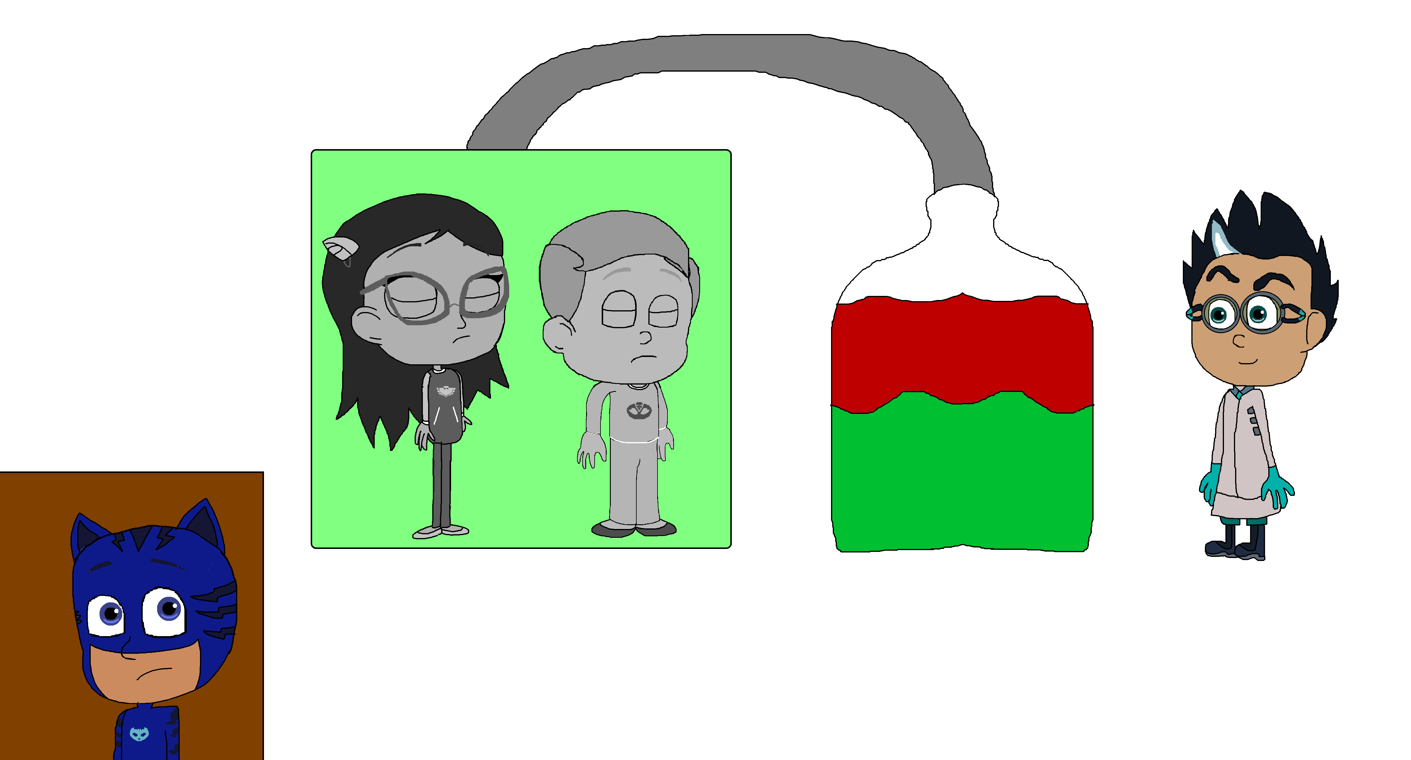 Amaya and Greg are Capture by TheGothEngine on DeviantArt