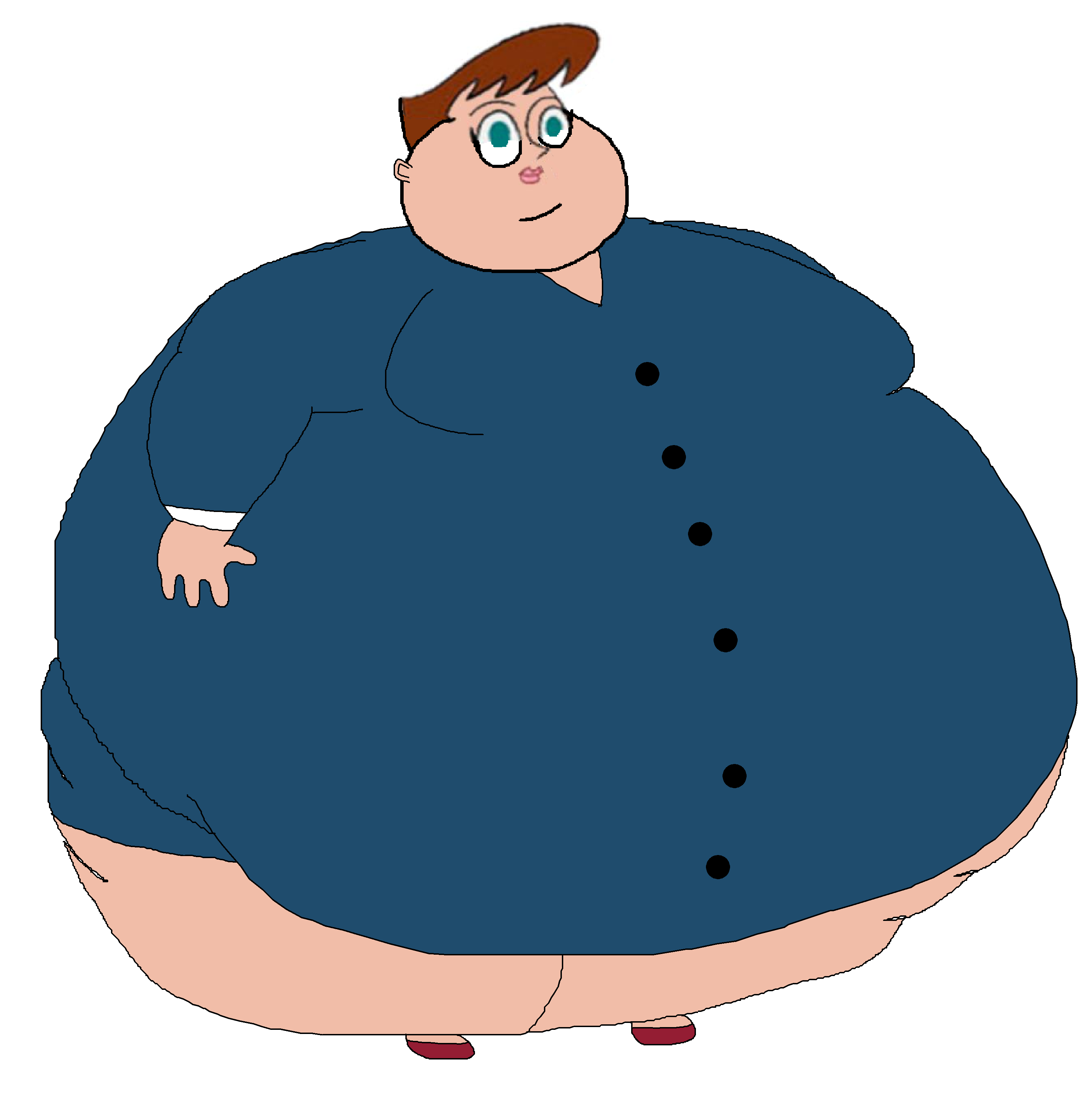 Larry Fat Deviantart Fat Lila test by TheGothEngine on DeviantArt