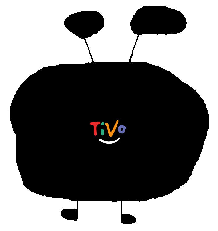 Tivo Logo Colouring TiVo logo character from 1999 fat by TheGothEngine on DeviantArt