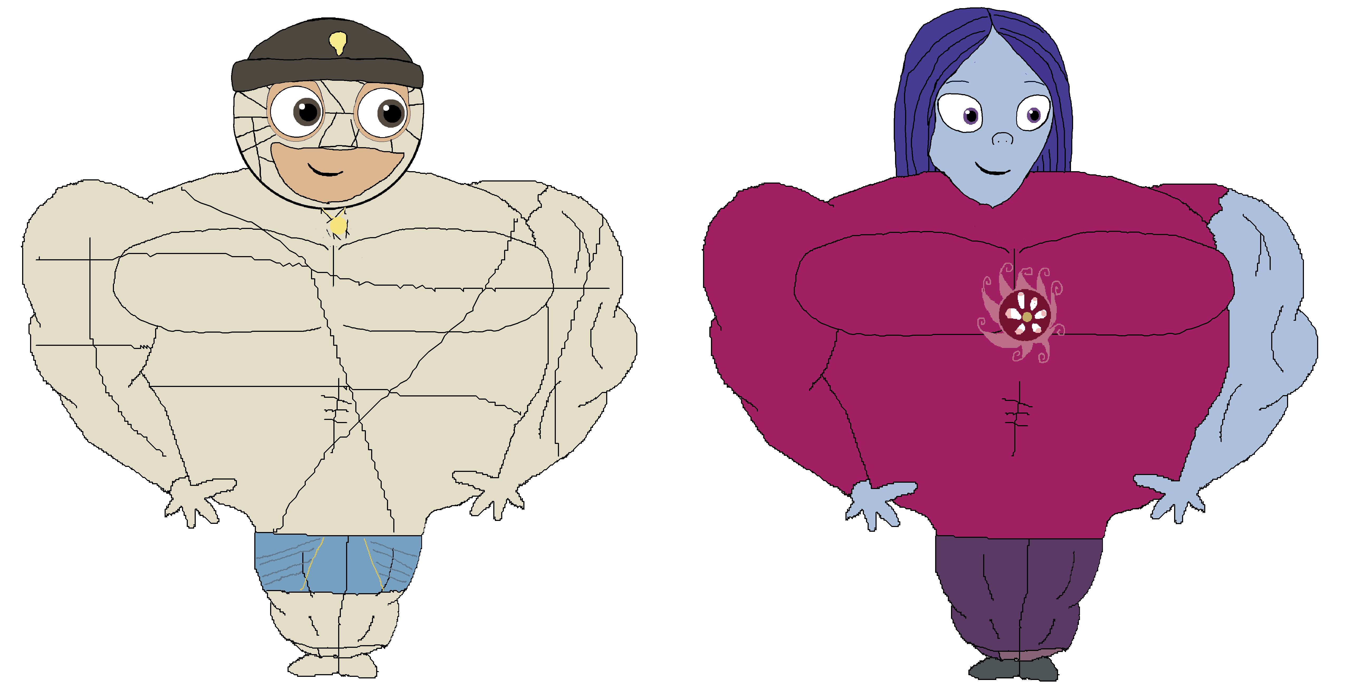 Mantha R Mantha and Ra Muscle by TheGothEngine on DeviantArt