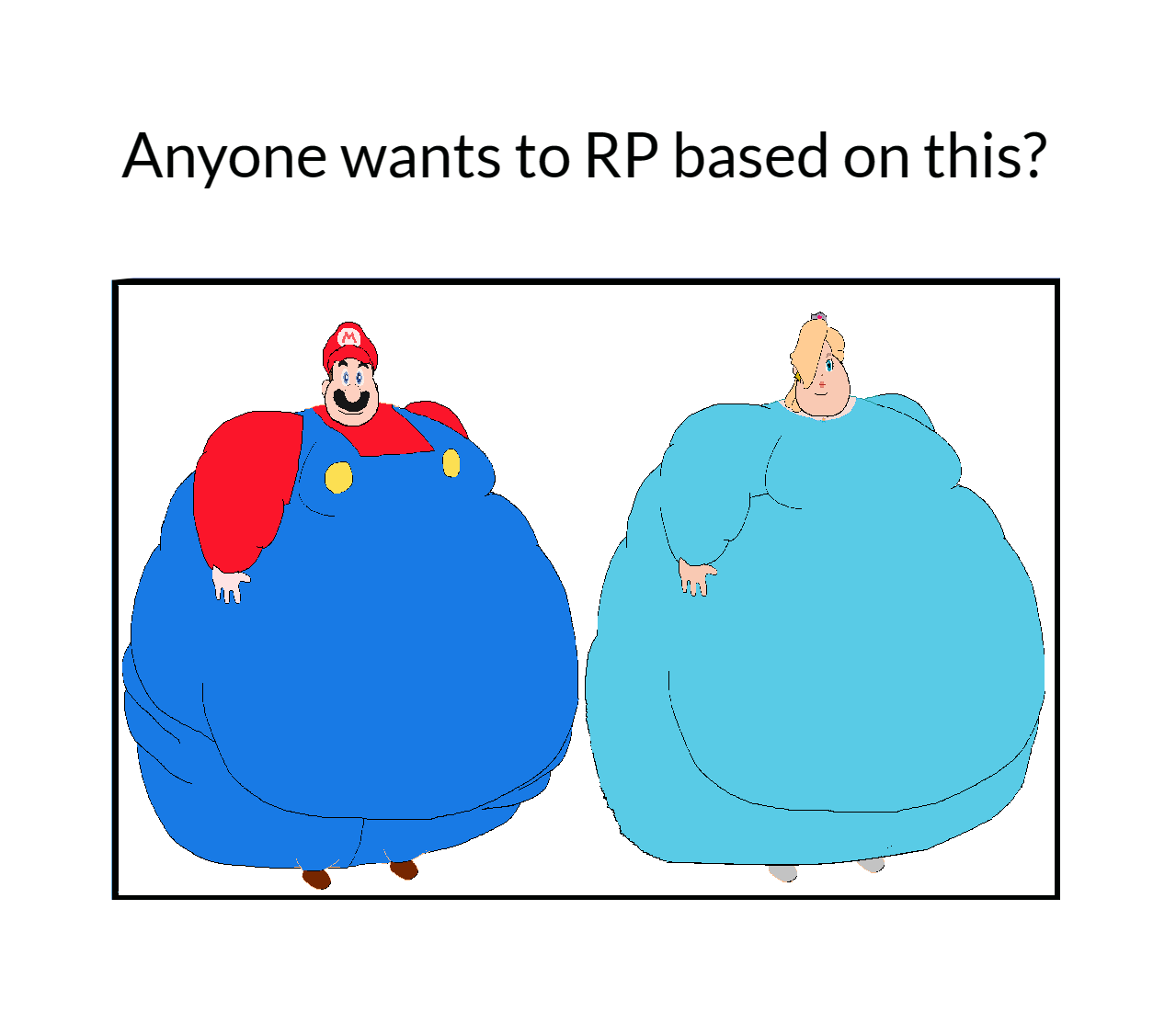 Fat SML Mario and Rosalina RP by TheGothEngine on DeviantArt