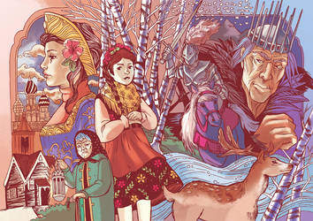 russians fairy tales by audreymolinatti