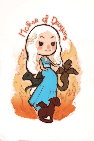 chibi  mother of dragons