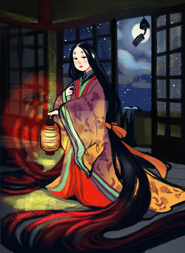 Rapunzel was a heian girl