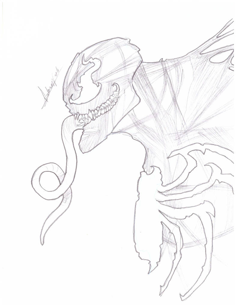 VENOM Headshot By AbnerLanderosArt On DeviantArt