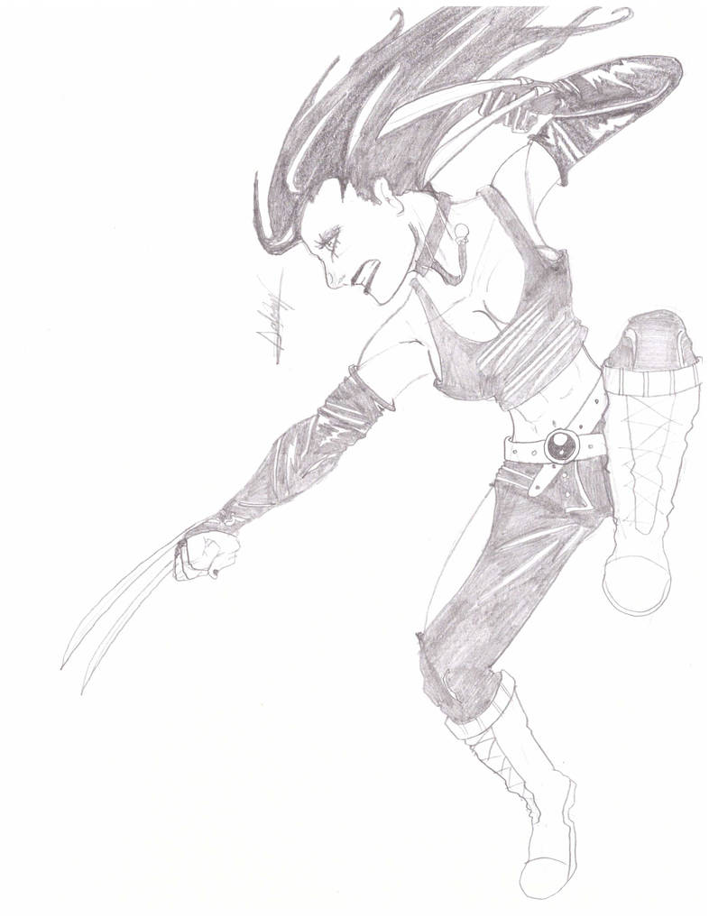 Draw X23 X-23 by AbnerLanderosArt on DeviantArt