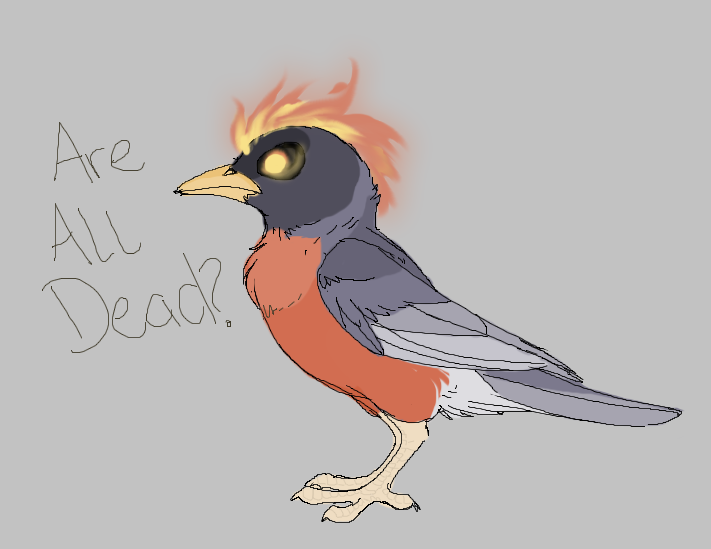 Red Cockaded FIRE BIRD OF DEATH