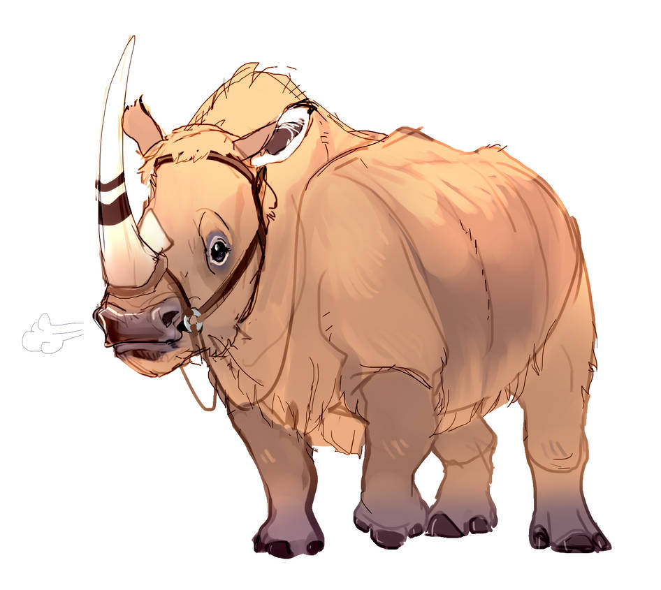 Woolly Rhino by MBPanther on DeviantArt