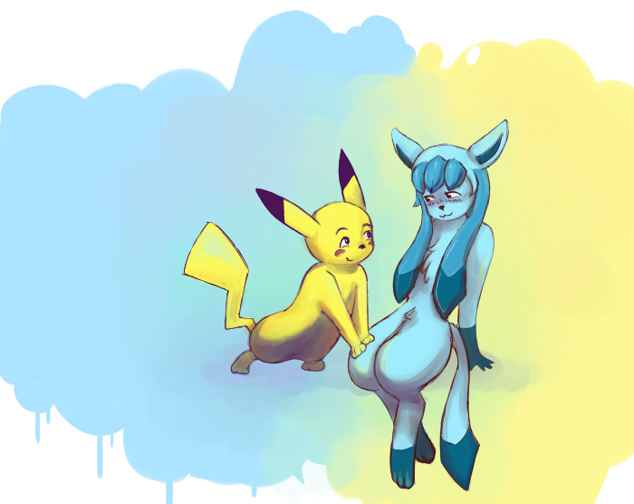 Pikachu x Glaceon