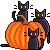 Pumpkin Kitties by Hyraea